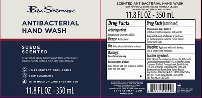 Label Image (Ben Sherman Hand Wash Suede Bzk 15 350 mL)
